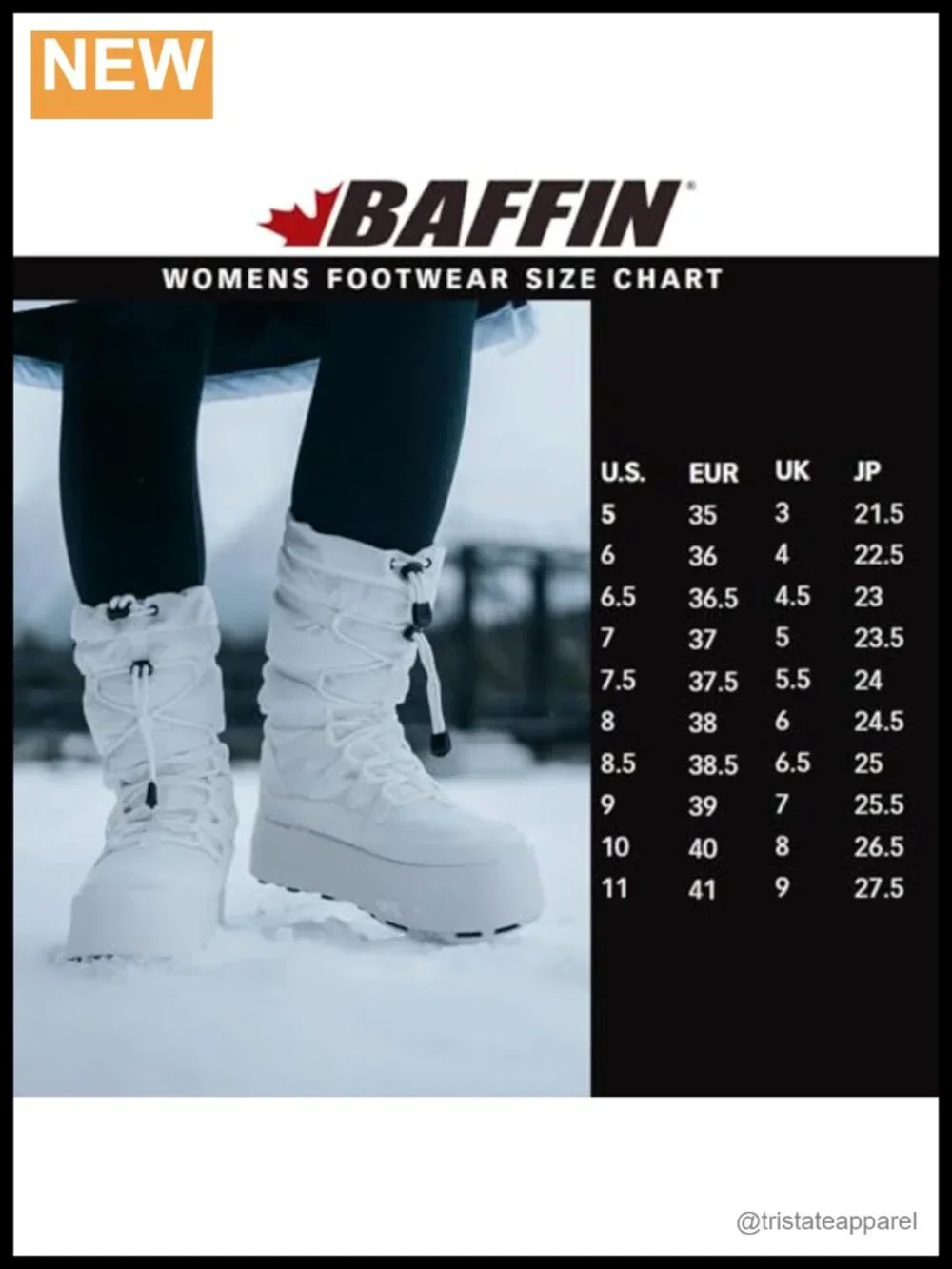 Baffin Geneva Tall Waterproof Insulated Winter Snow Boots Women's Mid-Calf